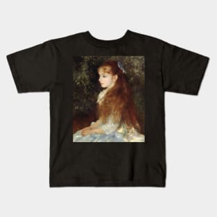 Portrait of Mademoiselle Irene Cahen d'Anvers by Renoir Kids T-Shirt